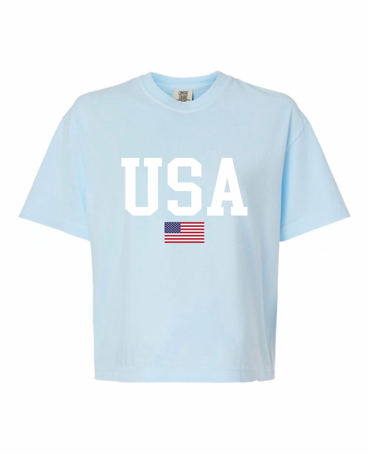 USA Boxy Tee | 2 colors