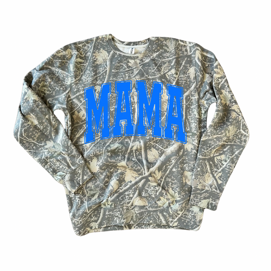 MAMA Camo Crewneck | Tree Camo