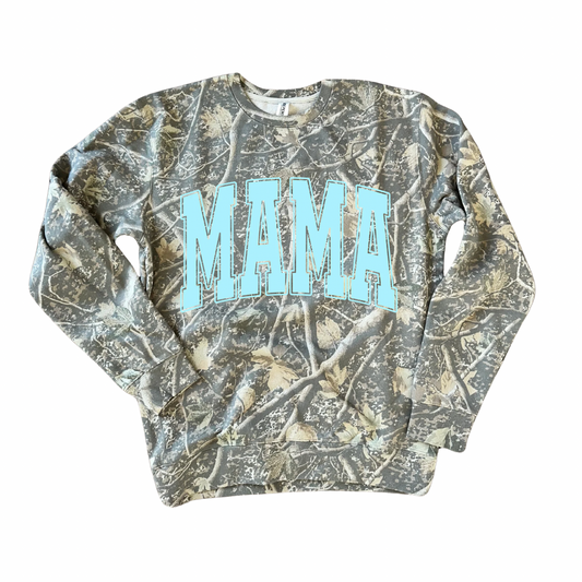 MAMA Camo Crewneck | Tree Camo